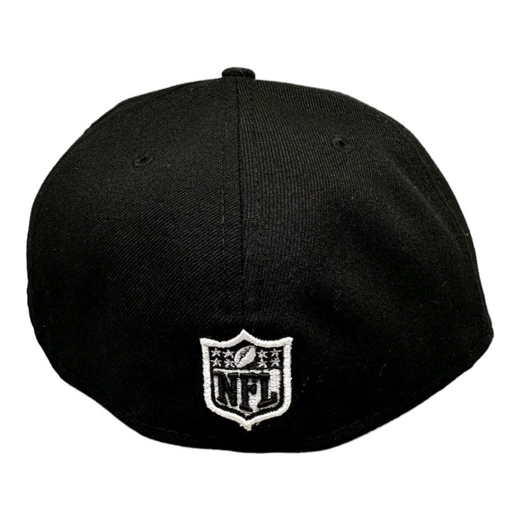 New Era 59FIFTY Fitted Las Vegas‎ Oakland Raiders Team Basics Men's Hat 7-5/8 - Picture 4 of 7